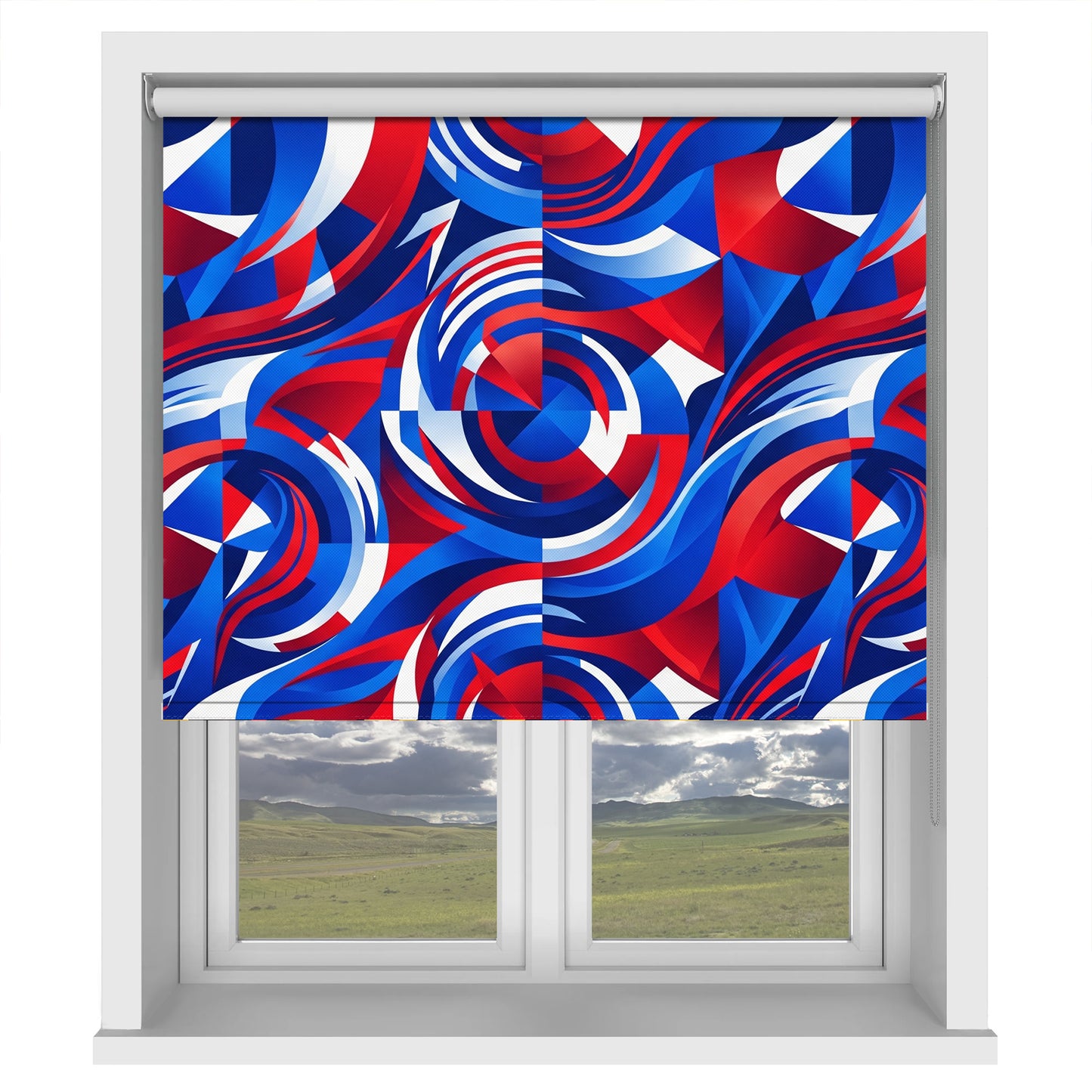 Les Bleus Tricolour France Printed Roller Blind - RB1464 🇫🇷