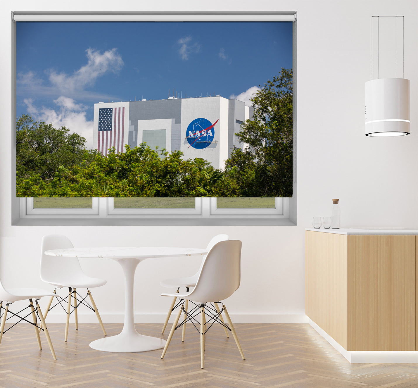 NASA headquarters Printed Picture Photo Roller Blind - RB1396