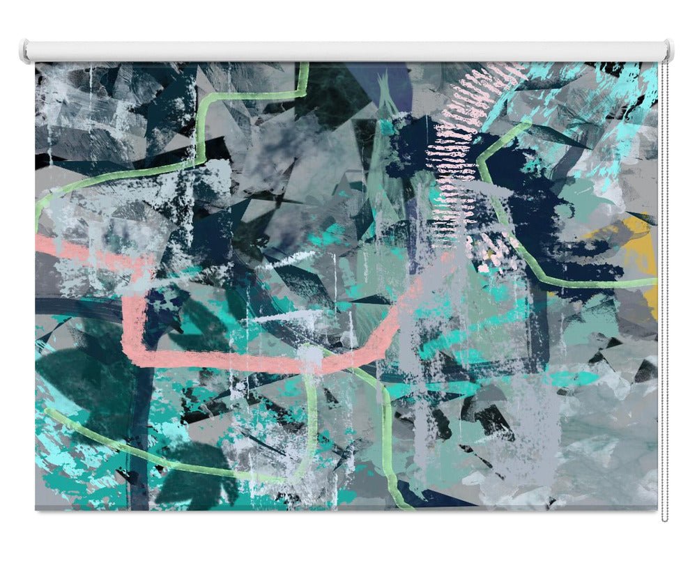 4 Season Winter Abstract Art Printed Picture Photo Roller Blind - 1X2895907 - Art Fever - Art Fever