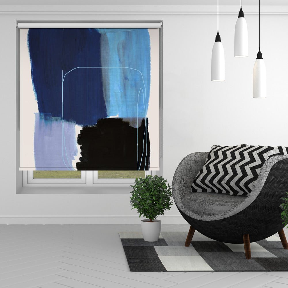 Abstract Brush Strokes 120x Printed Picture Photo Roller Blind - 1X2711308 - Art Fever - Art Fever