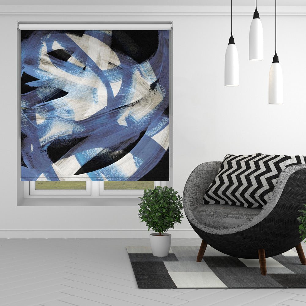 Abstract Brush Strokes 128 Printed Picture Photo Roller Blind - 1X2796999 - Art Fever - Art Fever