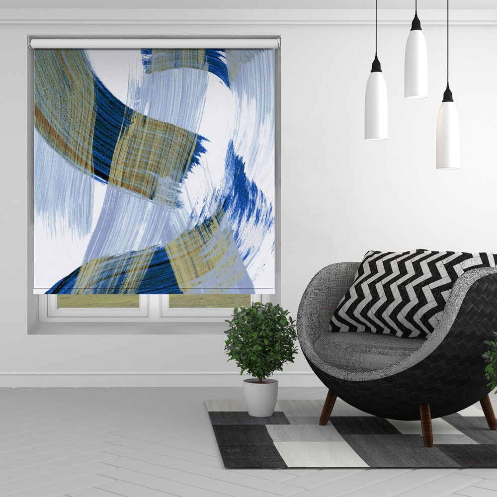 Abstract Brush Strokes 13 Printed Picture Photo Roller Blind - 1X2659455 - Art Fever - Art Fever