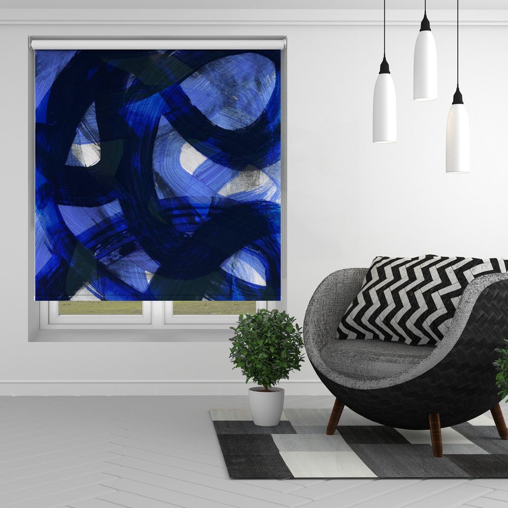 Abstract Brush Strokes 147 Printed Picture Photo Roller Blind - 1X2797000 - Art Fever - Art Fever