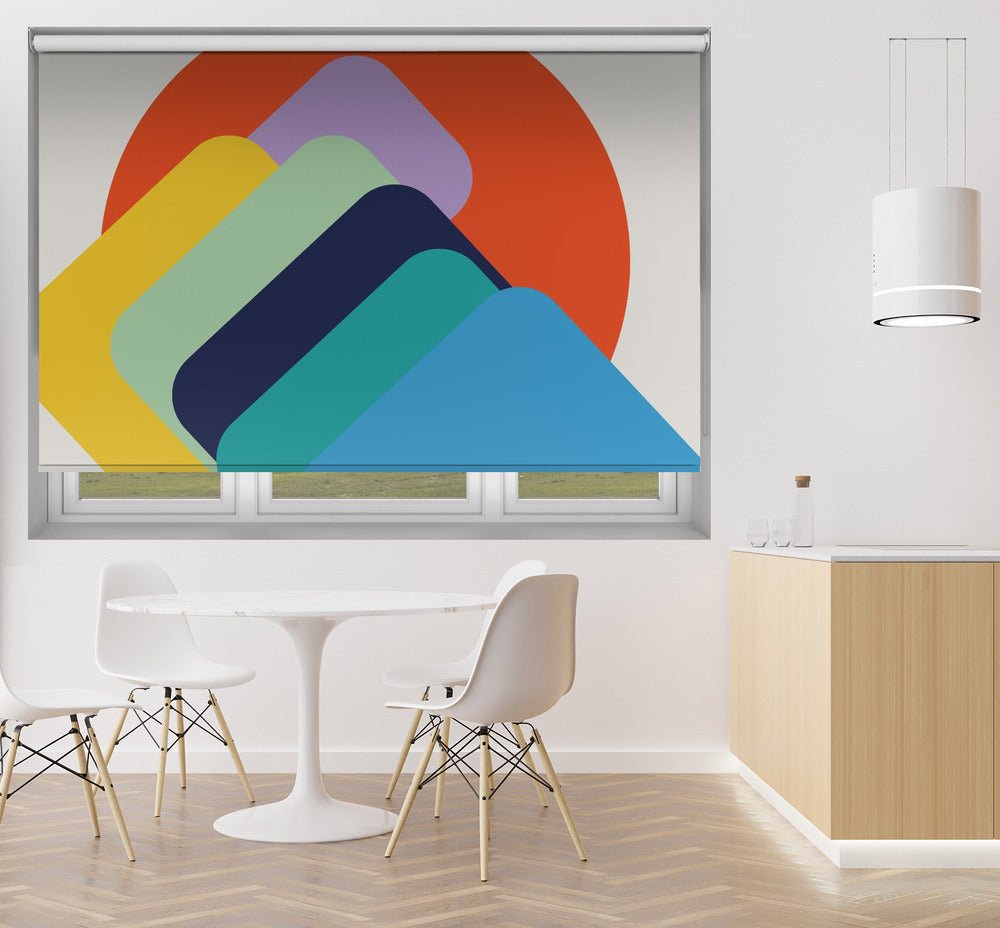 Abstract Geometric Art No 1 Printed Picture Photo Roller Blind - 1X3252992 - Art Fever - Art Fever