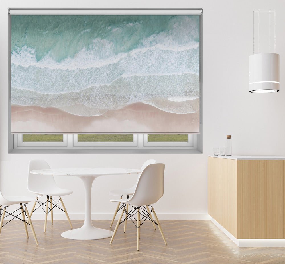 Aerial Ocean Summer Scene Printed Picture Photo Roller Blind - 1X2402485 - Art Fever - Art Fever