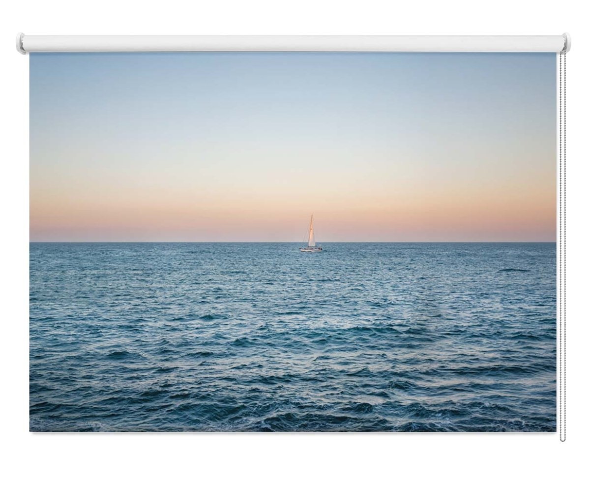 Amalfi Sunset Coast Sailing | Italy Travel Photography Roller Blind - 1X2794551 - Art Fever - Art Fever