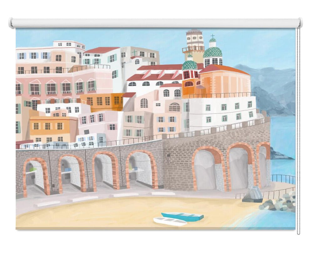 Atrani on the Amalfi coast, Italy by Carla Daly Printed Picture Photo Roller Blind - 1X2897662 - Art Fever - Art Fever
