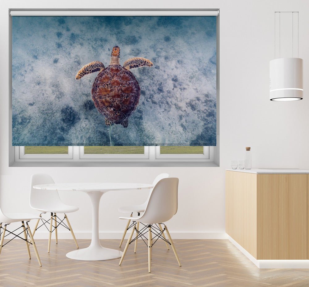 Australian Way Sea Turtle Printed Picture Photo Roller Blind - 1X2523878 - Art Fever - Art Fever