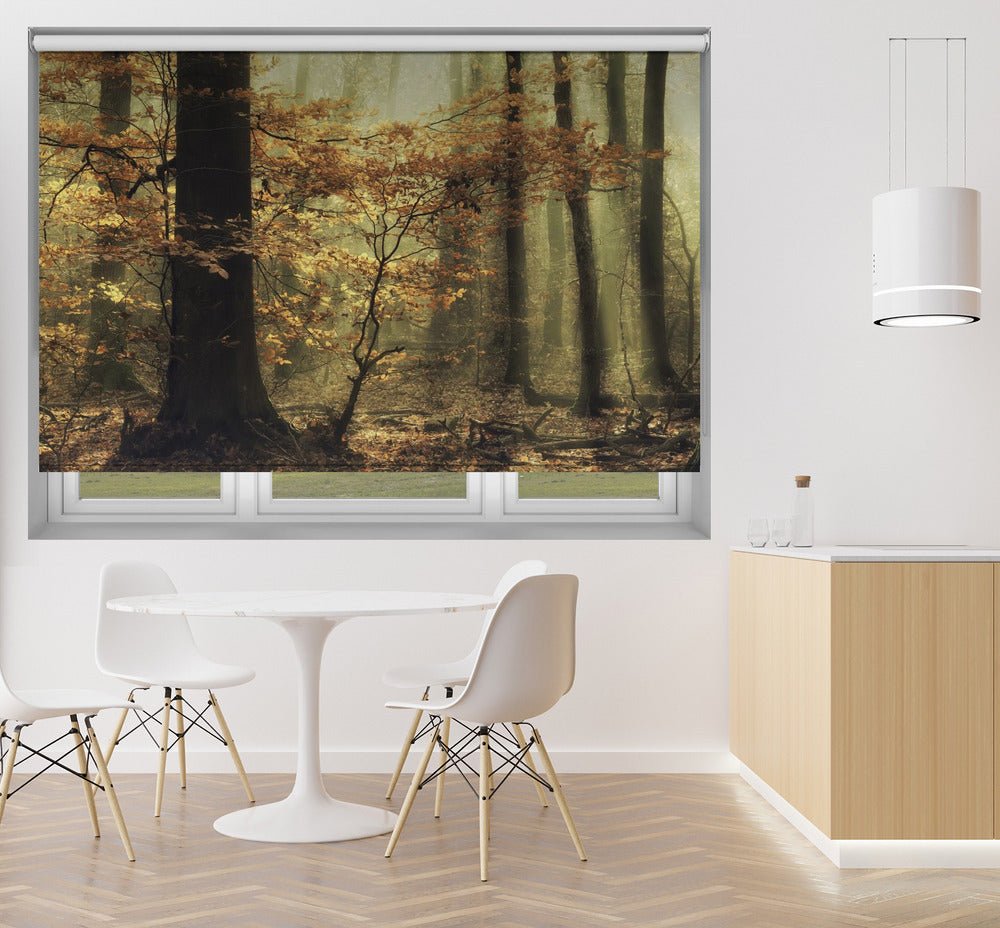 Autumn Leaves Printed Picture Photo Roller Blind - 1X1768792 - Art Fever - Art Fever