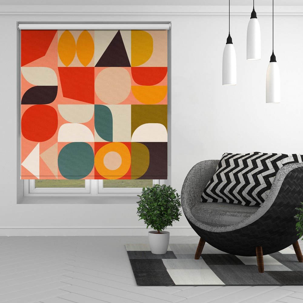 Bauhaus New 4 Printed Picture Photo Roller Blind - 1X2552984 - Art Fever - Art Fever