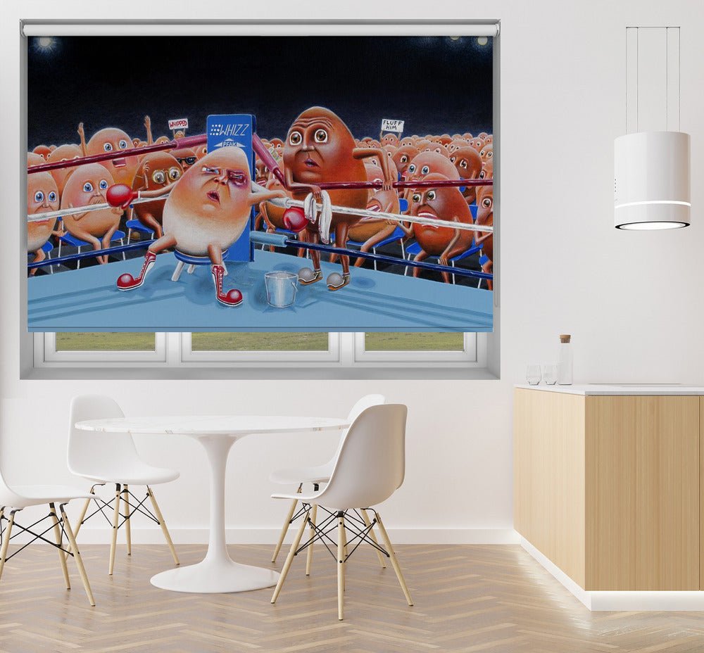 Beaten Egg Printed Picture Photo Roller Blind - 1X2996389 - Art Fever - Art Fever