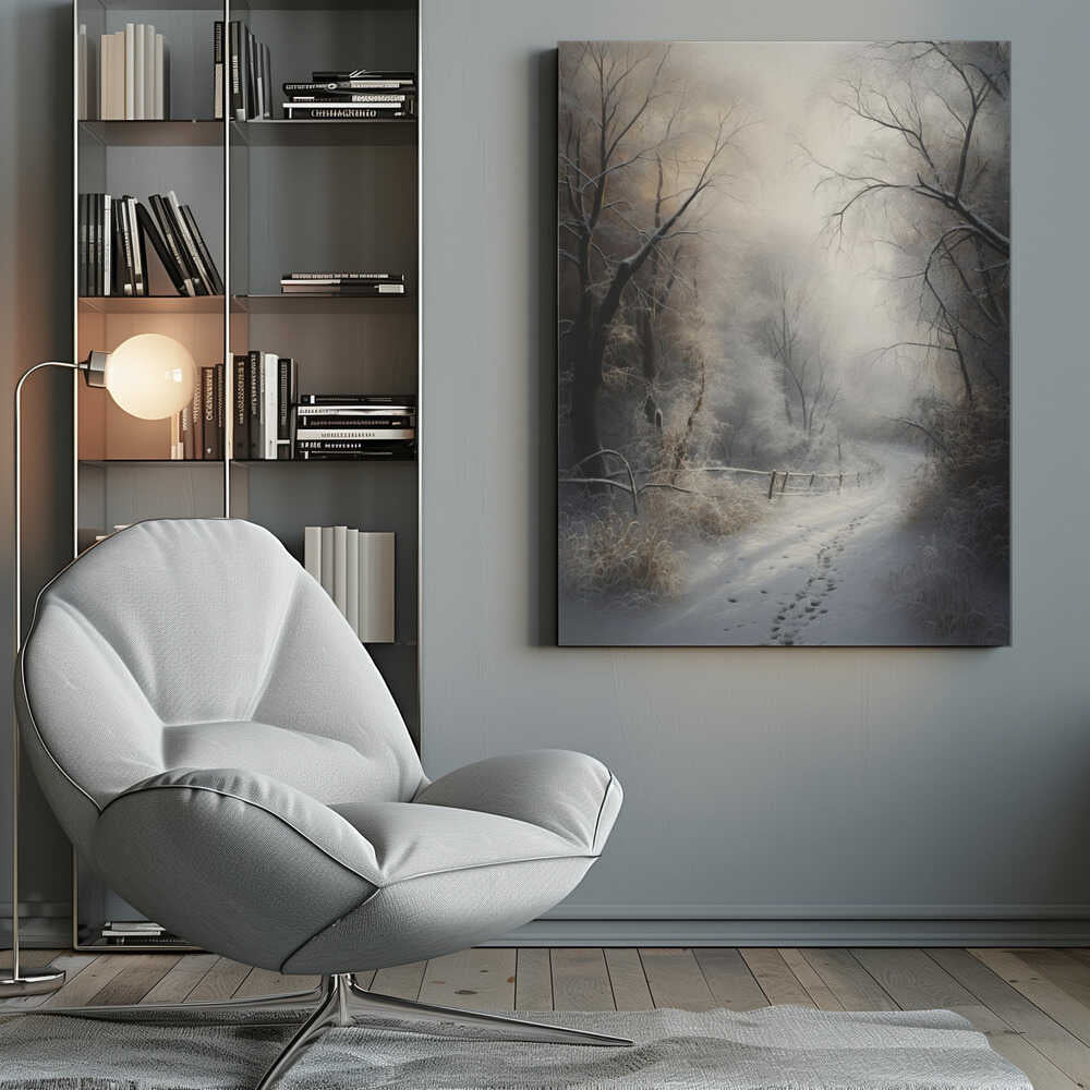 Beautiful Winter No 2 Canvas Print Wall Art 1X3330967 - ART FEVER - Art Fever
