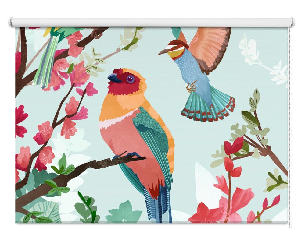 Birds of Summer by Goed Blauw Printed Picture Photo Roller Blind - 1X2544249 - Art Fever - Art Fever