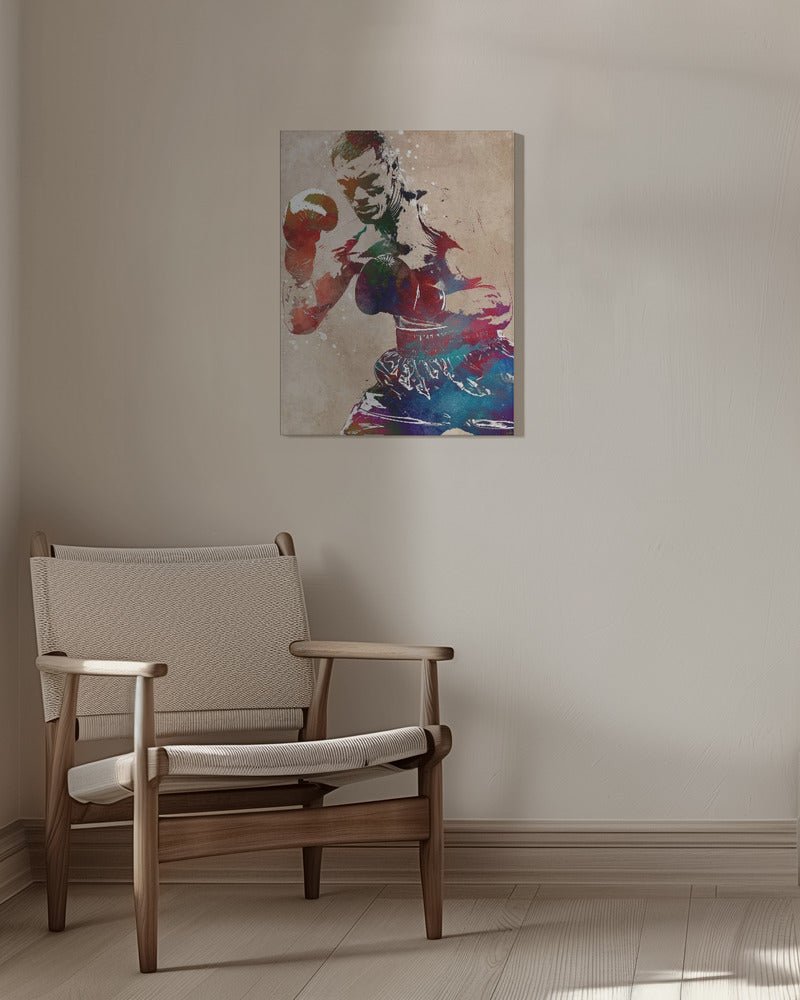 Boxing sport art Canvas Print Wall Art 1X2875571 - ART FEVER - Art Fever