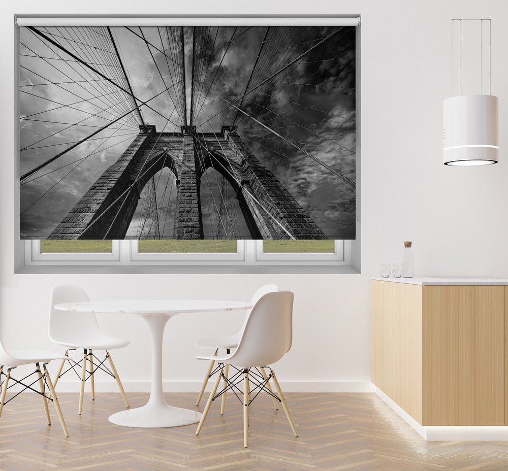 Brooklyn Bridge New York City Printed Picture Photo Roller Blind - 1X2193841 - Art Fever - Art Fever