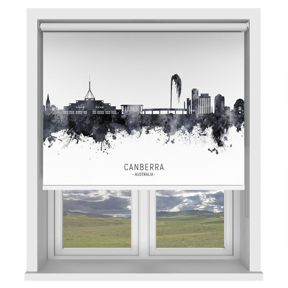 Canberra Australia Skyline Printed Picture Photo Roller Blind - 1X2508125 - Art Fever - Art Fever