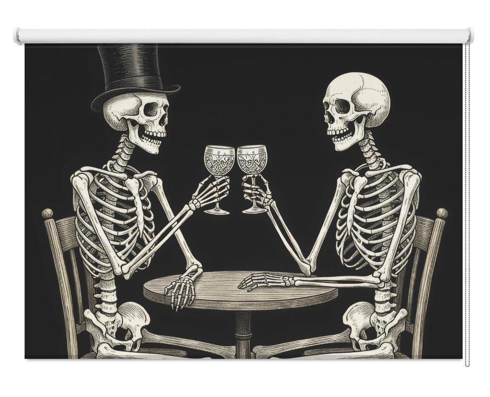 Celebrating Skeletons Printed Picture Photo Roller Blind - 1X3326602 - Art Fever - Art Fever