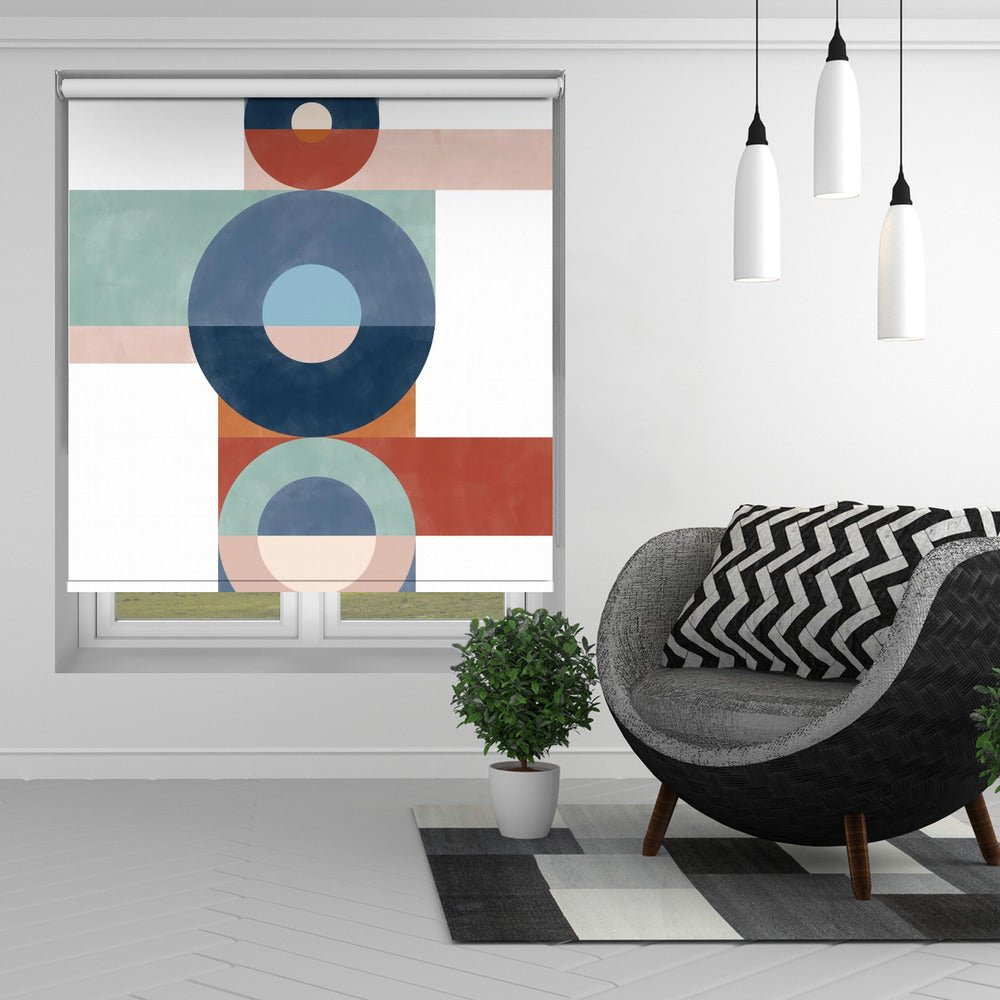 Circular Harmony Printed Picture Photo Roller Blind - 1X2553263 - Art Fever - Art Fever