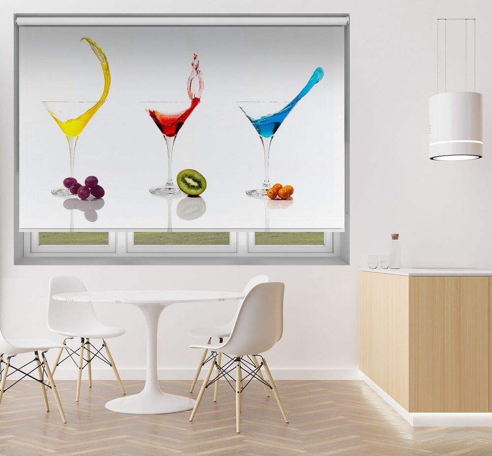 Cocktails and Fruit Printed Picture Photo Roller Blind - 1X2091532 - Art Fever - Art Fever