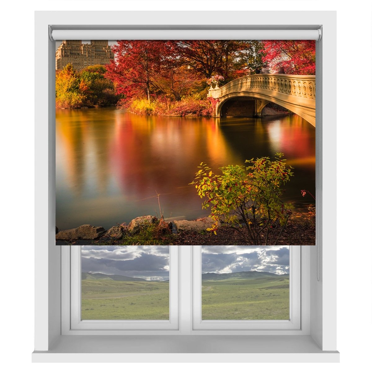 Fall in Central Park New York Printed Picture Photo Roller Blind - 1X1229507 - Pictufy - Art Fever