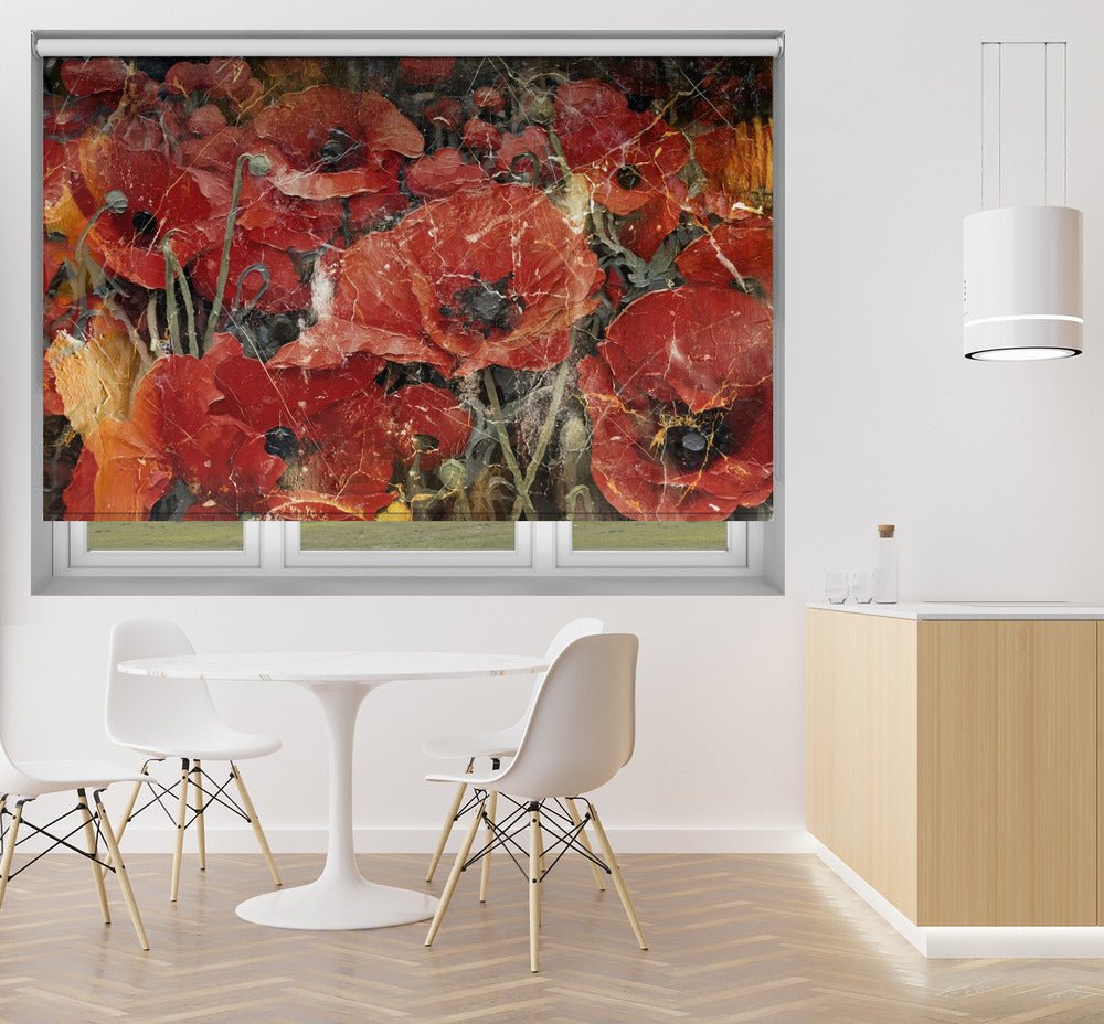 Flower Floral Art Illustration Printed Picture Photo Roller Blind - 1X2846546 - Art Fever - Art Fever