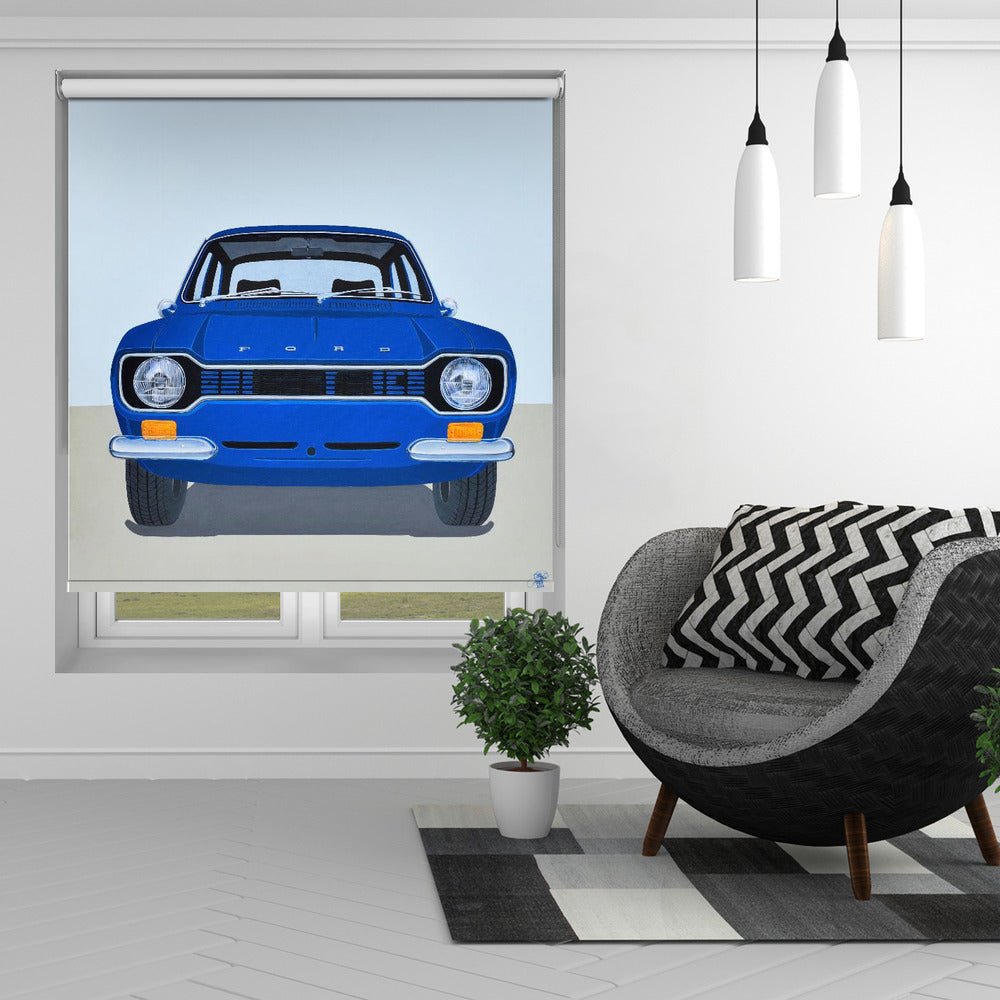 Ford Escort Mk1 Illustration Printed Picture Photo Roller Blind - 1X2914393 - Art Fever - Art Fever