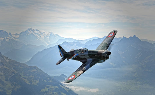 French Fighter aircraft of World War II Canvas Print Picture Wall Art - 1X2171139 - Art Fever - Art Fever