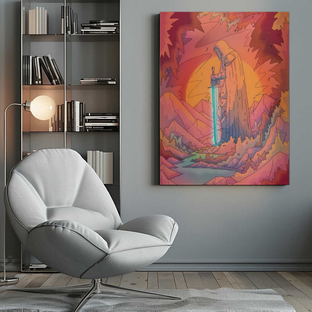 Guardian of the lands Canvas Print Wall Art 1X3339342 - ART FEVER - Art Fever