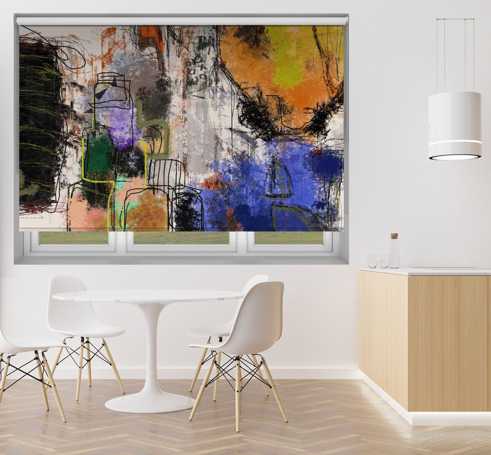 In Da Ghetto Abstract Art Printed Picture Photo Roller Blind - 1X2896196 - Art Fever - Art Fever
