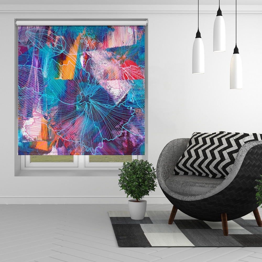Pattern 9 Abstract Art Printed Picture Photo Roller Blind - 1X2893141