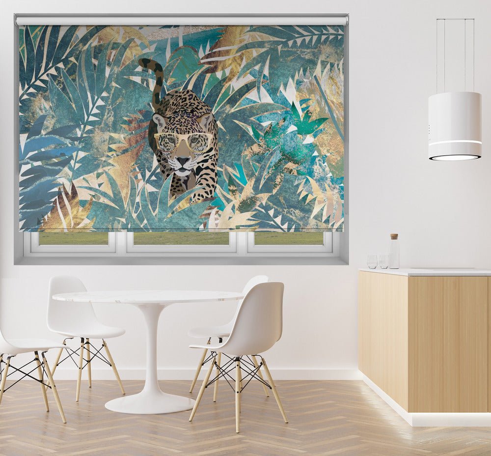 Jaguar Jungle Landscape Mural Printed Picture Photo Roller Blind - 1X2466129 - Art Fever - Art Fever
