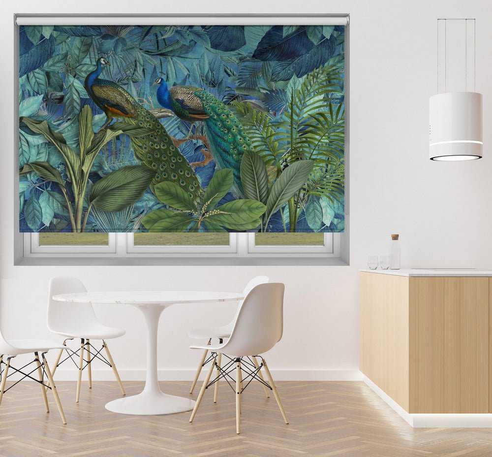 Jungle Birds Garden Tropical Printed Picture Photo Roller Blind - 1X2527868 - Art Fever - Art Fever