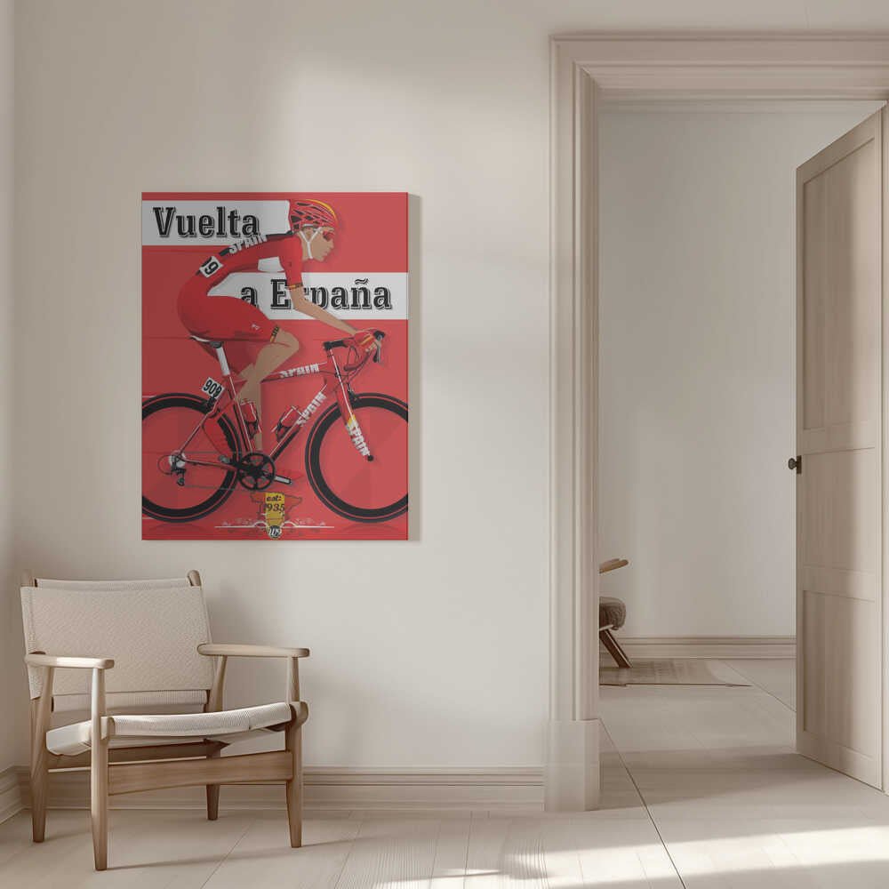 La Vuelta Grand Tour Bicycle Race Canvas Print Wall Art 1X2662610 - ART FEVER - Art Fever
