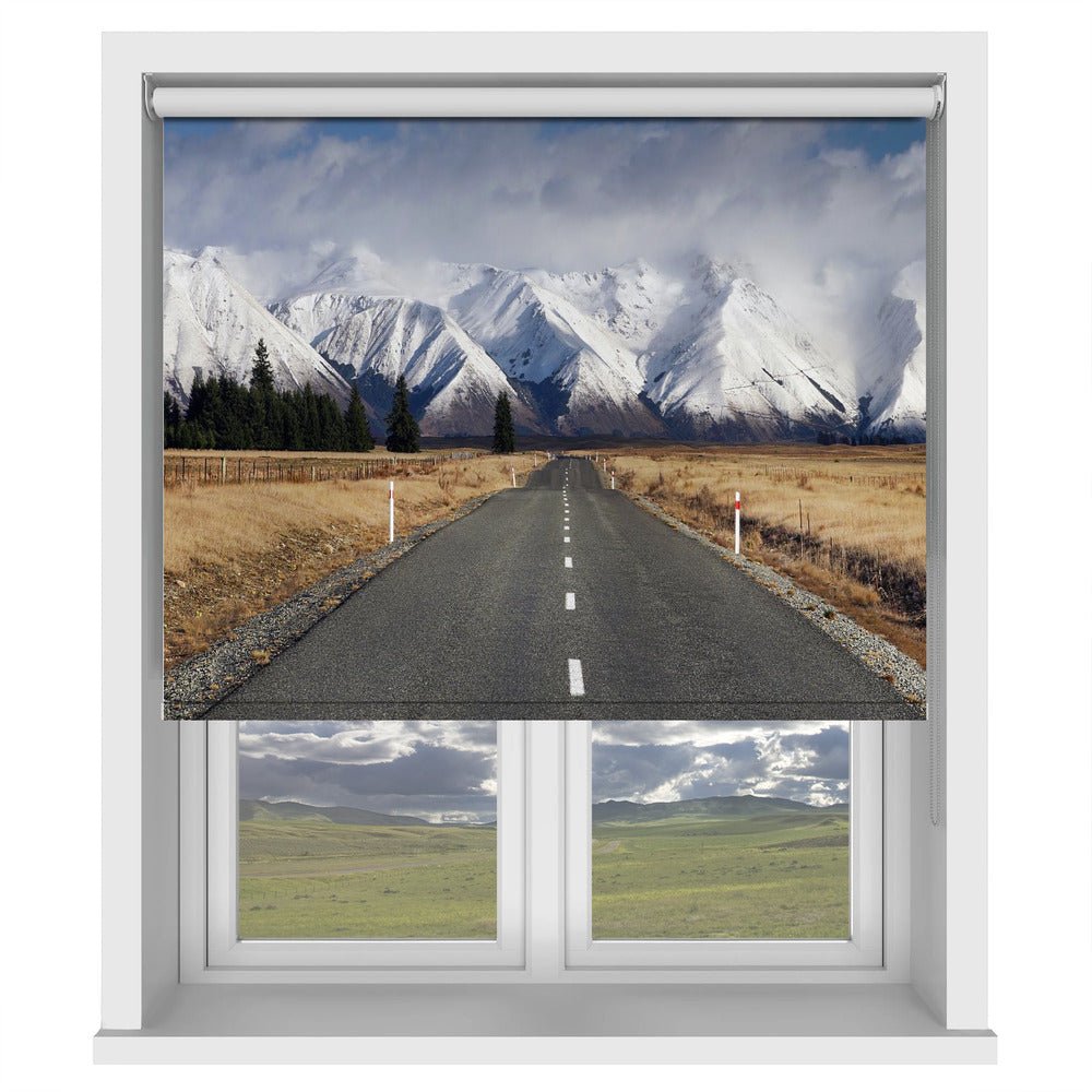 Lake Ohau Road New Zealand Printed Picture Photo Roller Blind - 1X2369971 - Art Fever - Art Fever