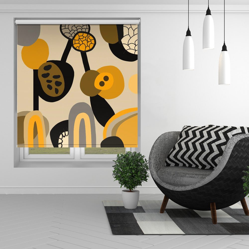 Latte Abstract Art Printed Picture Photo Roller Blind - 1X2893276 - Art Fever - Art Fever