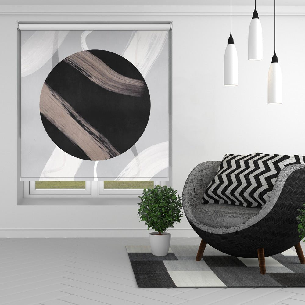 Lines and Shapes 8 Printed Picture Photo Roller Blind - 1X2819892 - Art Fever - Art Fever