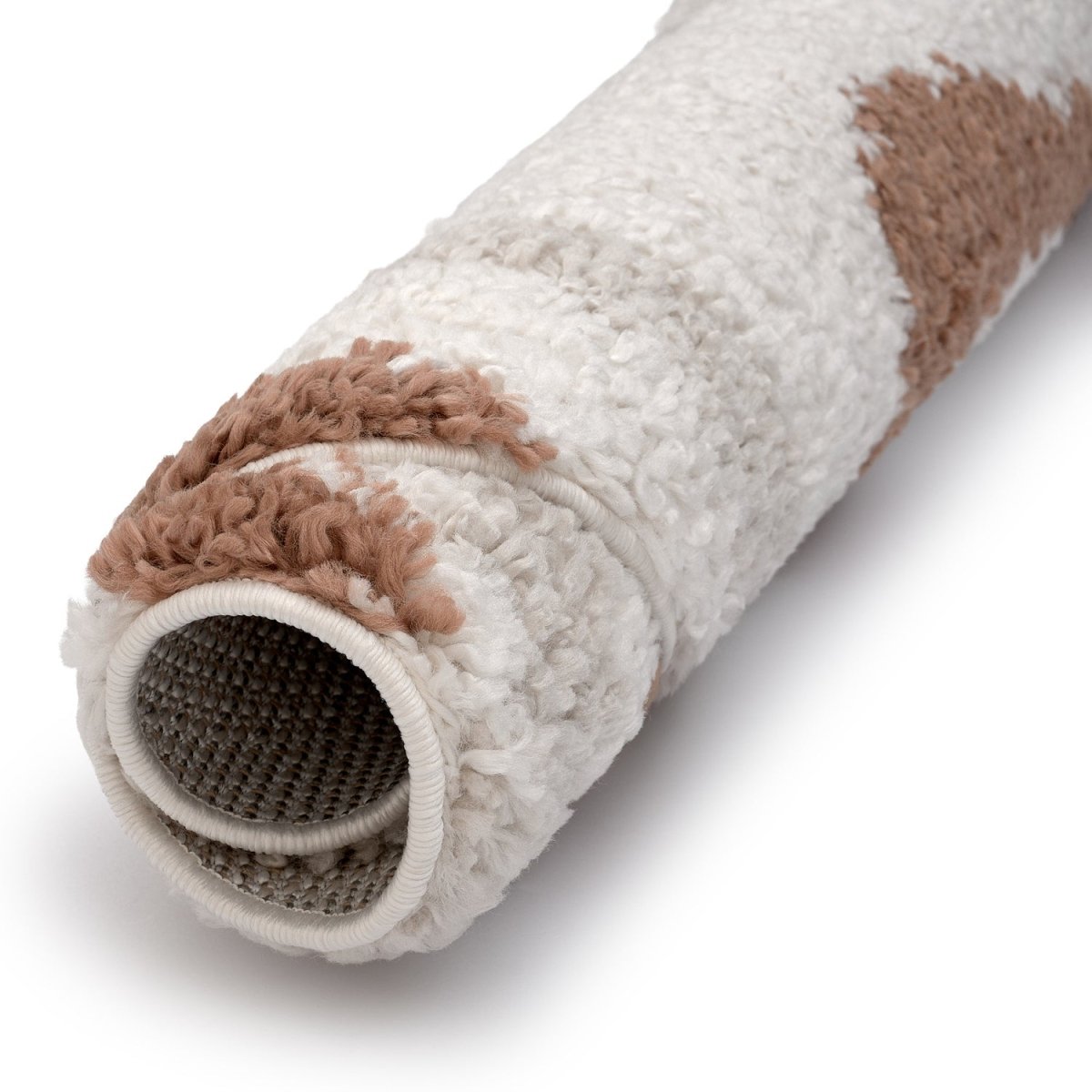 Moodi Shaggy Cream/Terra Sunhaze Rug - The Rugs - Art Fever