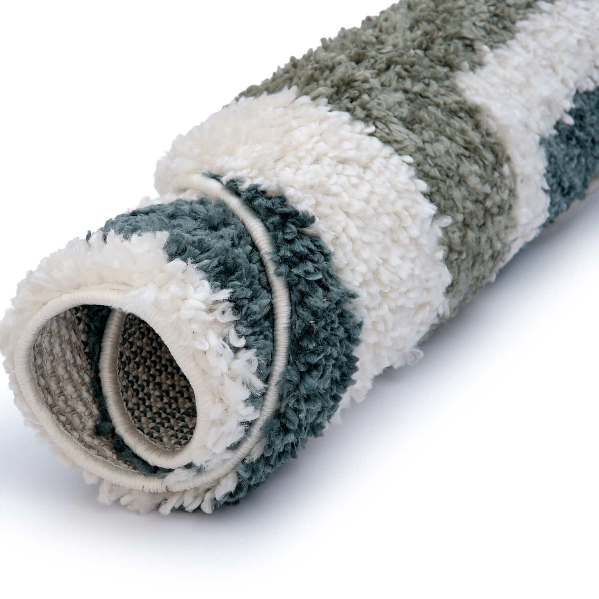 Moodi Shaggy Green Marina Rug - The Rugs - Art Fever