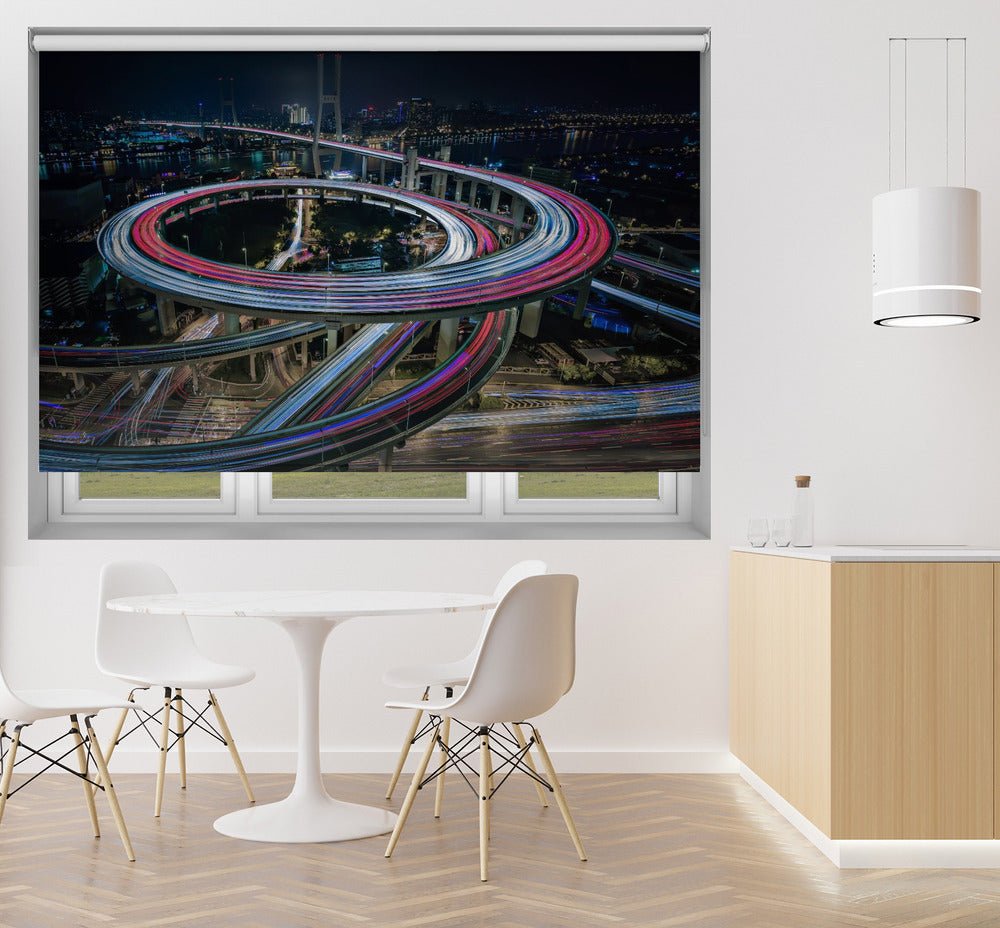 NanPu Bridge Shanghai Printed Picture Photo Roller Blind - 1X2356172 - Art Fever - Art Fever