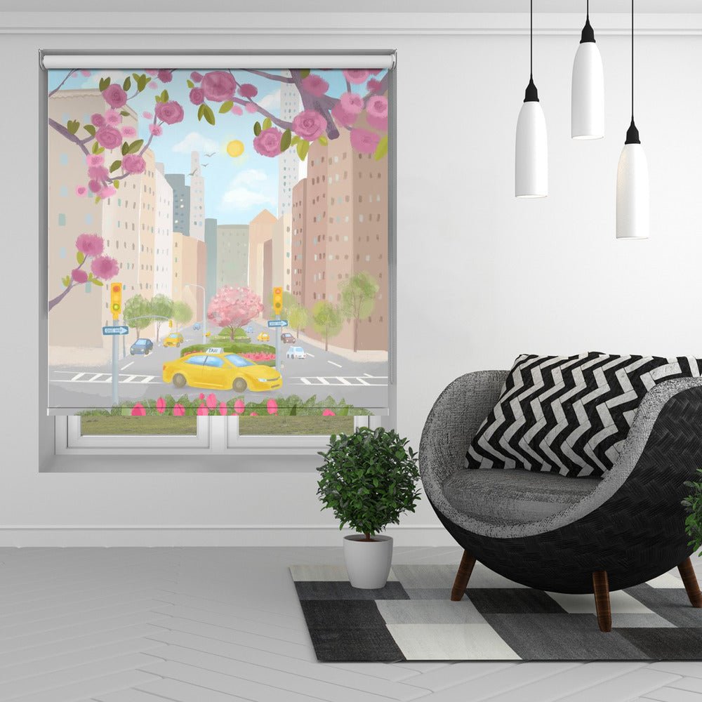 New York Park Avenue Printed Picture Photo Roller Blind - 1X2805271 - Art Fever - Art Fever