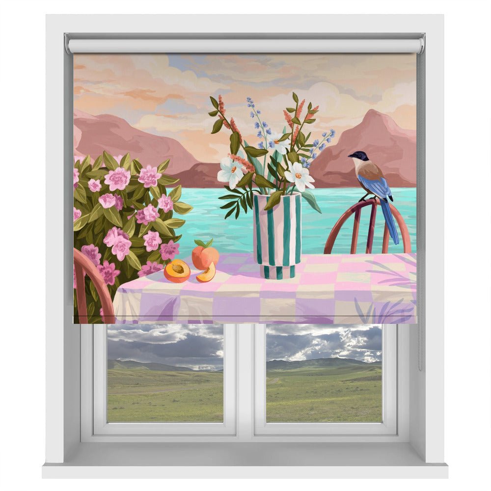 Peachy Evenings by Goed Blauw Printed Picture Photo Roller Blind - 1X2865576 - Art Fever - Art Fever