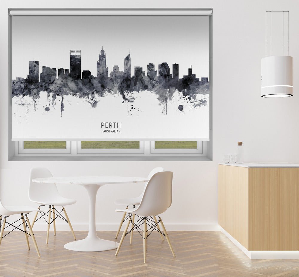 Perth Australia Skyline Printed Picture Photo Roller Blind - 1X2507879 - Art Fever - Art Fever