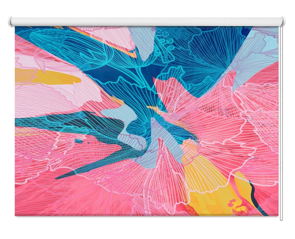 Pink Pattern 2 Abstract Art Printed Picture Photo Roller Blind - 1X2893117 - Art Fever - Art Fever