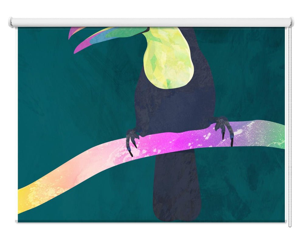 Rainbow toucan Printed Picture Photo Roller Blind - 1X2953312 - Art Fever - Art Fever
