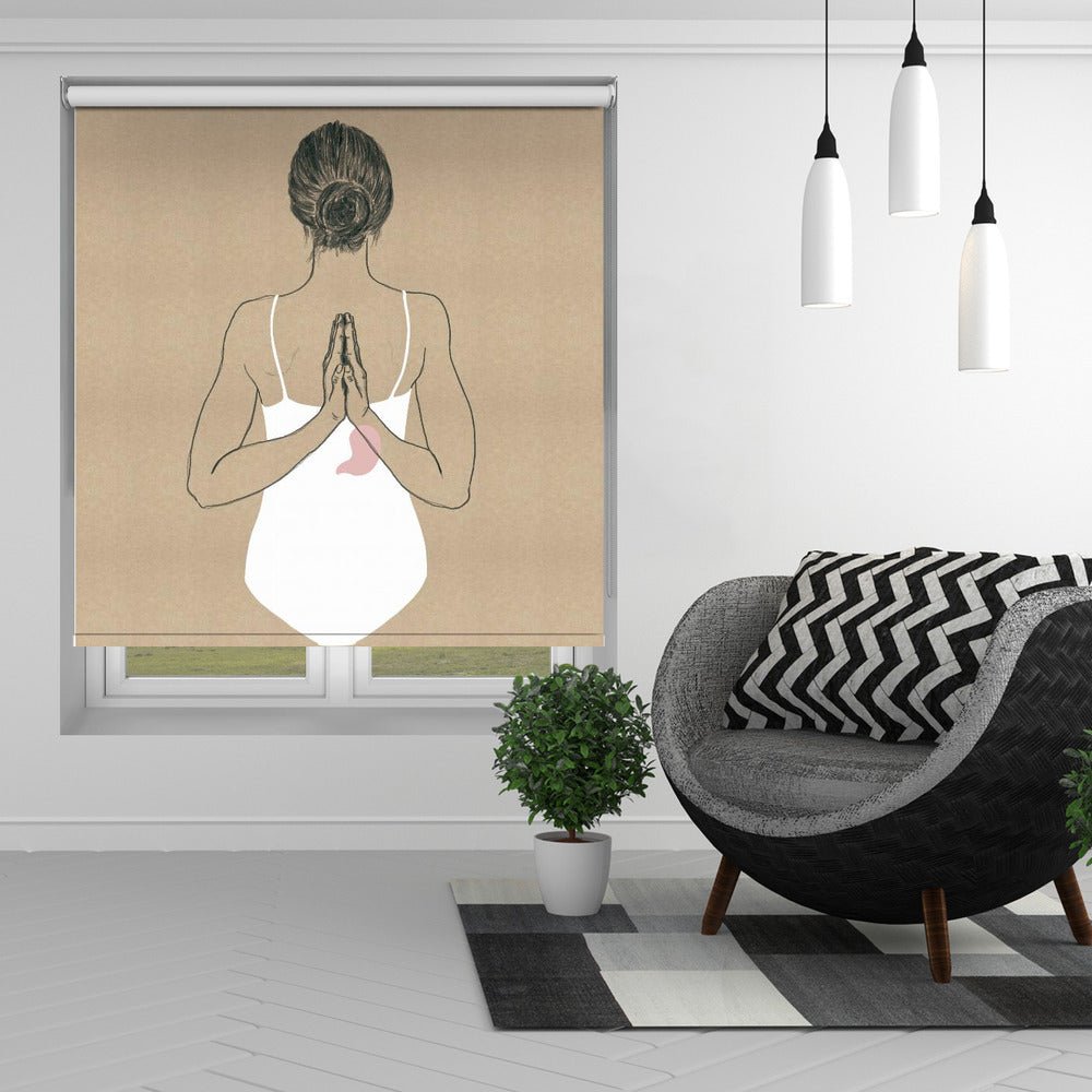 Reverse Prayer Printed Picture Photo Roller Blind - 1X2664313 - Art Fever - Art Fever