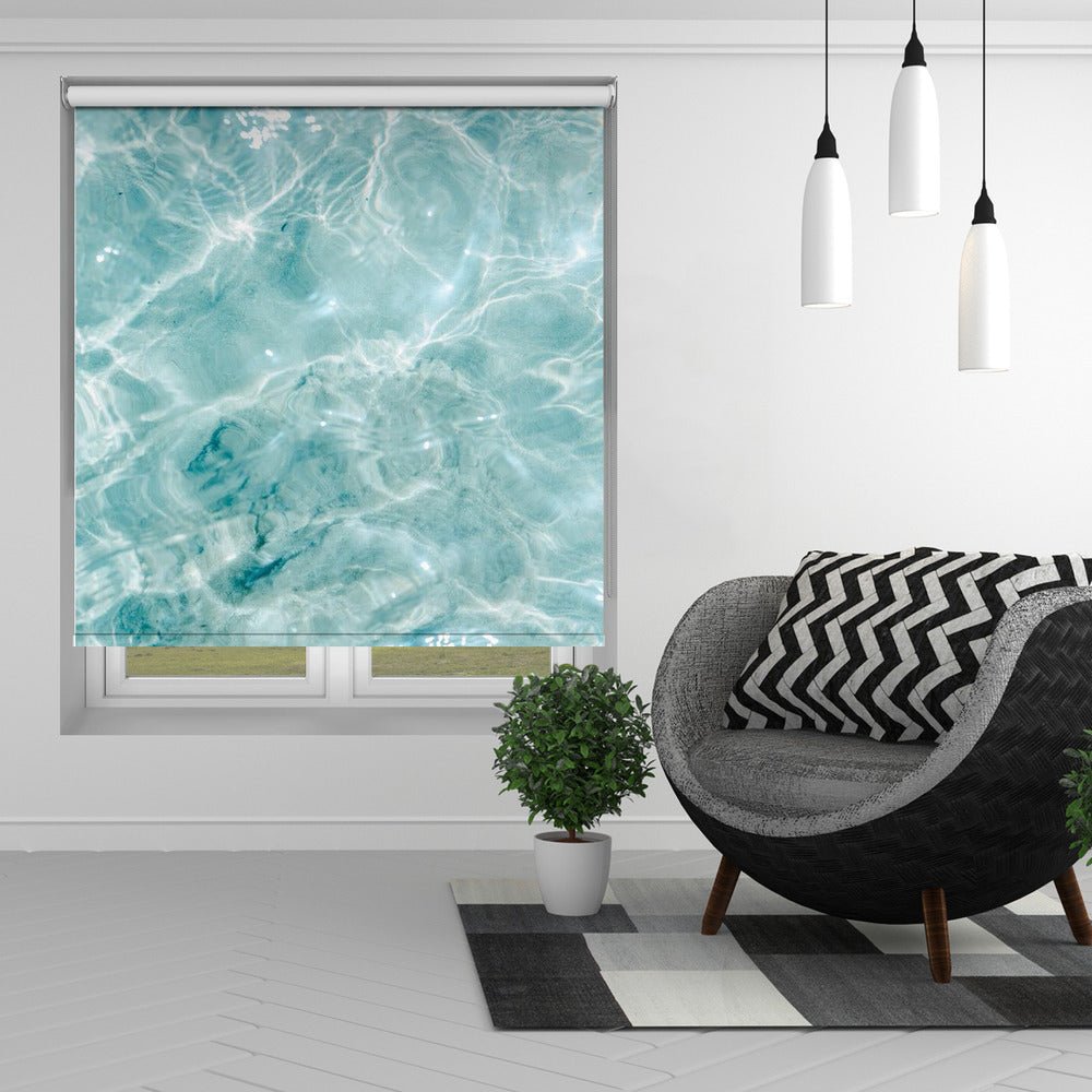 Ripples in the Sea Printed Picture Photo Roller Blind - 1X2434573 - Art Fever - Art Fever