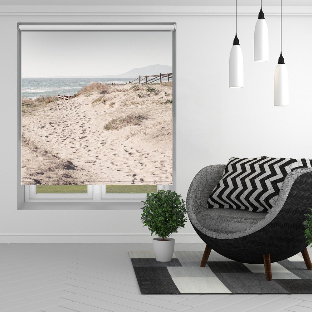 Sand Dunes on the Beach Printed Picture Photo Roller Blind - 1X2192489 - Art Fever - Art Fever