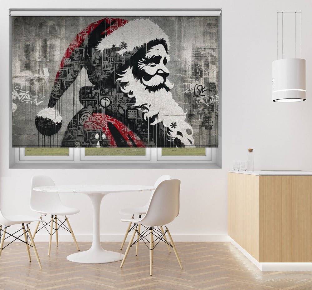 Santa Printed Picture Photo Roller Blind - 1X2721198 - Art Fever - Art Fever