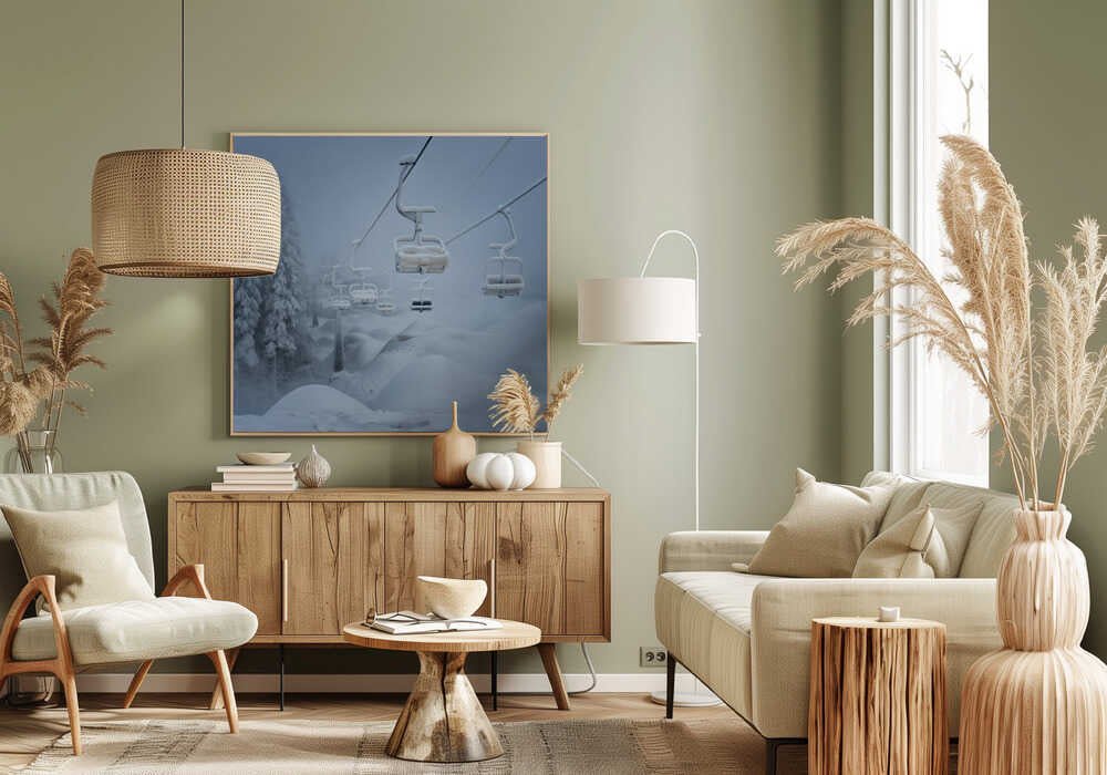 Snow Canvas Print Wall Art 1X563004 - ART FEVER - Art Fever