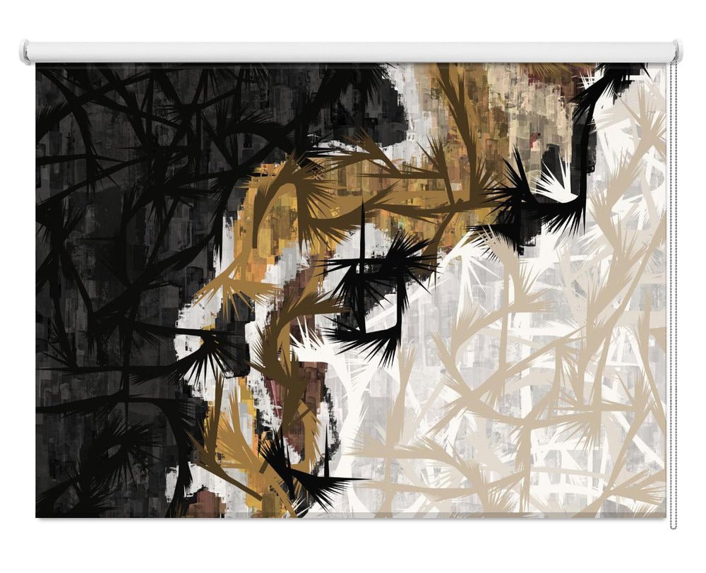 Snowy Valley Abstract Art Printed Picture Photo Roller Blind - 1X2896027 - Art Fever - Art Fever